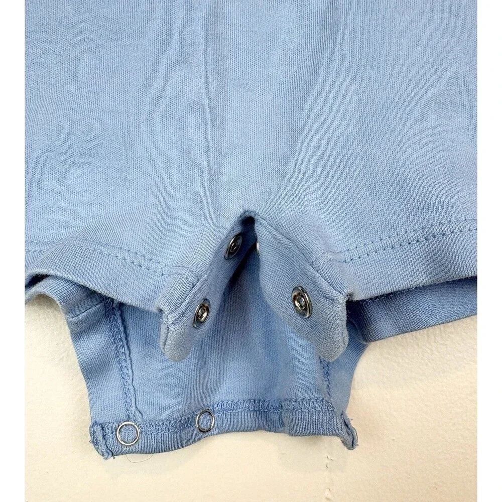 Ralph Lauren Boys Shortall One Piece 6 Months Blue Collared